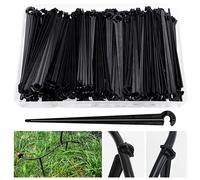 100 Pezzi Picchetti Di Supporto per Irrigazione a Goccia, Supporto per Gocciolam