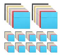 100 Pezzi Piccole Buste in Carta Kraft 10x10 per Monete e Carte | Aspetto Semplice e Vuoto, Adatte alla Consegna, Formato Quadrato, Uso Monete e Carte