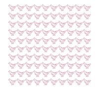 100 Pezzi Piccole Graffe, Graffette Pulcini, Colori vivaci, Graffette Animali, Impermeabili, Antiruggine, Riutilizzabili, Filo di Ferro, Graffette Carine per la Casa,