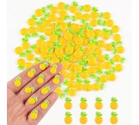100 pezzi piccoli ananas per casa delle bambole in micro resina decorazione frutta per artigianato mini cose per giardino fatato micro decorazione paesaggistica