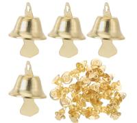 100 Pezzi Piccoli Campanelli Decorativi in Ferro Oro