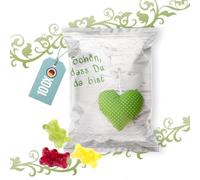 100 pezzi piccoli pacchetti Gummy Give Away - regali con bello, che è da sei in verde bianco per regali, feste, matrimonio, compleanno e Allen festen come un piccolo regalo