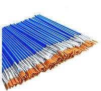 100 pezzi piccoli pennelli piatti Pennelli artistici Pennello piatto per materiale scolastico