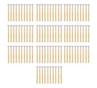 100 pezzi Pogo Pin con testina piatta, sonda di prova a molla in ottone, diametro del tubo 2,36 mm, lunghezza 34 mm, pin di prova a molla per l’incubazione e la scrittura dei dati