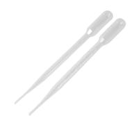 100 pezzi pratici 0,2 0,5 1 2 3 4 ml pipette trasparenti monouso contagocce in plastica sicura pipette graduate for trasferimento(100pcs 1ml)
