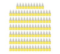 100 pezzi presa a banana M6 4 mm, accessori per connessioni elettriche in ottone nichelato con isolamento in ABS, per cavi di prova, alimentatori e apparecchiature elettroniche (Gialla)