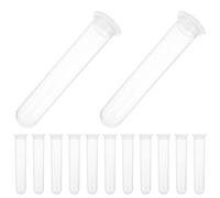 100 pezzi Provette da centrifuga a fondo tondo in plastica Provette da