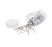 100 Pezzi Punta Trapano per Unghie con Testa a Sfera Acciaio Al Tungsteno Al Quarzo Strumento per Manicure Pulizia Cuticole Set di Punte Trapano per Unghie con Testa a Sfera