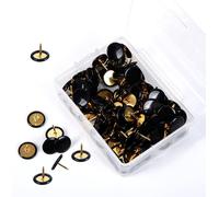 100 Pezzi Puntine Da Disegno, Puntine per Lavagna Sughero, Con Teste in Plastica