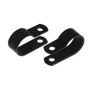100 pezzi R Tipo di tipo Nylon Flamp in plastica in plastica Black Nylon Flaying Cavo Montaggio Fissaggio Hardware Adatti elettrici(6.4mm white)