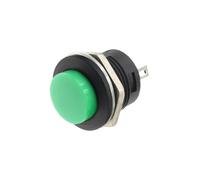 100 pezzi R13-507 SPST momentaneo normalmente aperto rosso nero bianco giallo verde blu interruttore a pulsante rotondo AC 6 A/125 V 3 A/250 V 6 colori(Green)