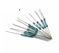 100 pezzi Reed Switch 3 pin Interruttore magnetico 2.514mm Normalmente aperto chiuso Conversione .5X14MM NO NC for sensori Forniture fai da te