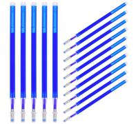 100 Pezzi Refill per Penna Termica Cancellabile per Tessuti, ABS | Traccia Linee Chiare, Inchiostro che Scompare Col Calore, Uso Creativo su Pelle e Tessuto