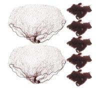 100 Pezzi Rete per Chignon Invisibile Elastica 7mm 50cm | Donne, Rete a Maglia dal Look Naturale, Adatta a Danza e Balletto, Vestibilità Confortevole