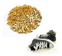 100 Pezzi Rivetti Rotondi 6 Mm In Metallo Stile Punk Per Pelle