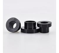 100 Pezzi rondella in Nylon a Forma di T M3-M12 rondella in plastica di Tipo T Isolante distanziale Filettatura Protezione Guarnizione Transistor in Nylon(Black,TW9-M5(500pcs))