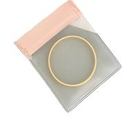 100 pezzi ROSA Gioielli Sacchetto con cerniera satinato Anello Orecchino Collana Bracciale Imballaggio Trasparente Plastica EVA per collane, orecchini, bracciali(8.8x10.5cm)