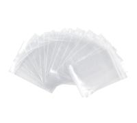 100 Pezzi Sacchetti in Plastica Trasparente Richiudibili, Borsa con Chiusura a Cerniera, Sacchetto Sigillato, Buste Con Zip, Applicano a Cucina, Semi di Gioielli e Piccoli Accessori, 6 x 9 cm