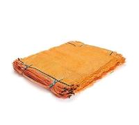 100 Pezzi Sacchetti per raschel riutilizzabili, in plastica con coulisse traspiranti 40 x 60 cm, capacità 10 kg adatti per confezionare e alimenti castagne noci limoni arance legna