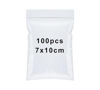 100 pezzi Sacchetti Plastica Richiudibili Bustine Trasparenti Piccole 7 * 10cm Sacchetto Sigillato Chiusura Ermetica Piccoli Polietilene con Zip Bags