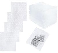 100 PEZZI Sacchetti Pluriball Imballaggio Dimensioni 10x8 cm. Sacchetto di plastica a bolle per proteggere oggetti e spedizioni. Sacchetti a bolle 8 x 10 cm, sacchetti o custodie protettive imbottite