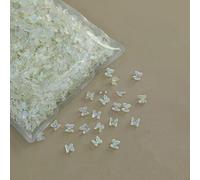 100 pezzi/sacchetto di nastri in resina con fiocco per unghie, ciondoli per unghie, parti 3D a farfalla, accessori per decorazioni per nail art fai da te, design coreano-8