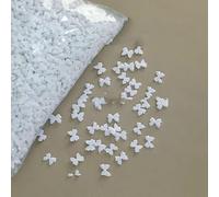 100 pezzi/sacchetto di nastri in resina con fiocco per unghie, parti di ciondoli per unghie a farfalla 3D, accessori per decorazioni per nail art fai da te, design coreano-4