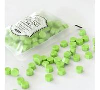 100 pezzi/sacchetto di perline di ceralacca di colore misto timbro vintage sigillo di cera materiale for album di ritagli invito di nozze busta cartolina fai da te(26)