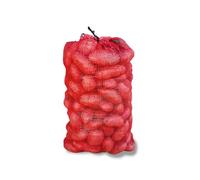100 pezzi Sacchi a rete per Patate, Verdure, Ortaggi Sacco tipo Raschel 600x400mm 20kg Sacchetti a Rete Rosso
