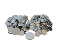 100 pezzi/set 2-1/4" 58 mm spille in metallo spille for badge vuote parti di bottoni forniture for badge bottoni maker materiali metallici Insiemi sufficienti