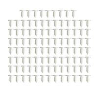 100 pezzi/set nero bianco rivetti clip di plastica perni di plastica foro per cofano per auto tetto mobili forma rivetti