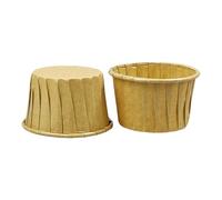 100 Pezzi Sottopiatti di Carta Spessi e Anti-Grasso con Bordo Arrotolato per Sformatura Facile Design Pieghettato per Cupcake Muffin Mini Dessert Articoli per Cottura Domestica e Feste