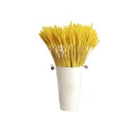 100 pezzi Spighe di grano essiccate naturali di grano essiccato, per accessori bouquet, decorazioni per la casa o per feste 40 cm(Giallo)