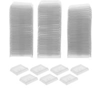 100 Pezzi Stampo di Base Cassetta Monouso in Plastico | Barriera Anticontaminazione, Accessori Inclusi Coperchio e Fogli Sigillanti, Uso in Laboratori e Ricerca