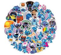 100 pezzi Stitch adesivi punto per laptop bottiglia d'acqua bagagli snowboard bicicletta skateboard decalcomania per bambini adolescenti adesivi per adulti