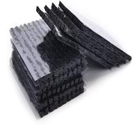 100 Pezzi Striscia di Riparazione di Pneumatici Tubeless Foratura Stringhe Kit Gomma Cancellare Strumento Recupero Rapido Auto Nero 100mm x 3.5mm (nero)