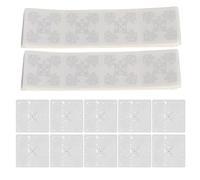 100 pezzi Tag UHF RFID 860-960 MHz KM4 Etichetta adesiva riutilizzabile, Adesivo RFID stampabile e impermeabile 50x50 mm per la gestione delle risorse in magazzino e della biblio