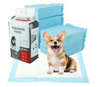 100 Pezzi Tappetini Igienici per Cani - 33 x 45cm Traversina Tappetino Cane Pipi Assorbenti Igienico l'Addestramento - Design a 6 strati a Prova di Perdite con Superficie ad Asciugatura Rapida