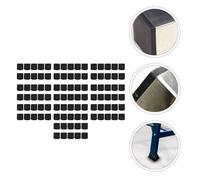 100 pezzi Tappi terminali per tubi Tappi terminali quadrati per gambe di mobili