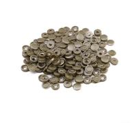 100 pezzi, tappo a vite funzionale, nero, protegge le teste delle viti M5 (marrone)