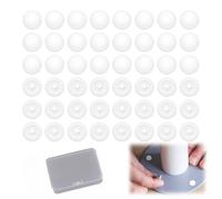 100 pezzi Tappo a vite in plastica, protezione universale per coprivite bianco, ideale per mobili e decorazioni, resistenti all'olio e alla corrosione, diametro 12 mm (bianco con scatola)