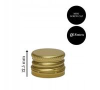 100 pezzi tappo bottiglia oro 18/12,5 mm