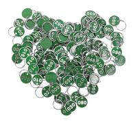 100 Pezzi Targhetta Chiavi Numerata 1-100 in Lega di Alluminio | Armadietti Spa e Armadi Chiave, Distingue Carte e Borse, Uso Pratico per Conservazione Ordinata