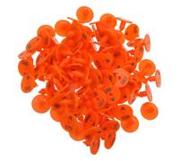 100 Pezzi Targhette Auricolari Numerate 1-100 in Plastica PP | Installazione Facile, Anelli Chiari Inclusi, per Piccoli Animali, Rifugio e Registrazione Ordinata