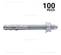 100 pezzi Tassello ancorante metallico T11 6 x 85 mm