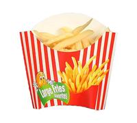 100 Pezzi Tazze per Patatine Fritte Scatole di Popcorn Carta Sacchetti Popcorn Snack per Feste Pop Corn Contenitori(Rosso)