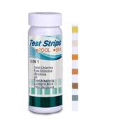 100 pezzi, tester per piscine, tester Ph e cloro, tester per acquario, misurazione della durezza dell'acqua, acido cianurico, bacchette di prova, strisce di misurazione, per tester per piscine, test