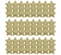 100 Pezzi Toppa Stella in Stoffa Oro, Decorazione DIY