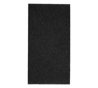 100 pezzi - Tovaglioli P. 1/8 55 G/M2 50 x 50 cm Nero Airlaid
