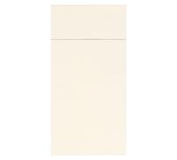 100 pezzi - Tovaglioli P. 1/8 'Like Linen' 70 G/M2 50 x 50 cm Crema Spunlace